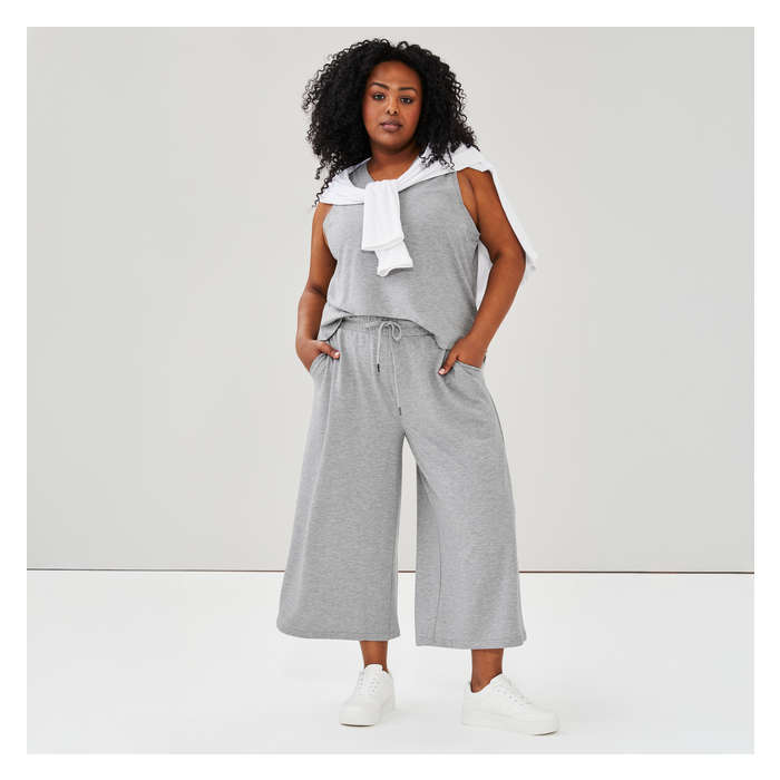Women+ Active Wide Leg Crop Pant